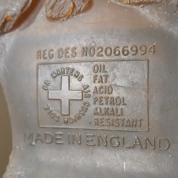 Vintage Brown Doc Dr. Martens Leather  Boots - Picture 8 of 12